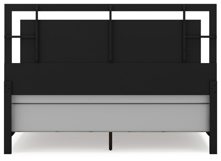 Covetown - King Panel Bed - Dark Brown by Ashley Furniture product image