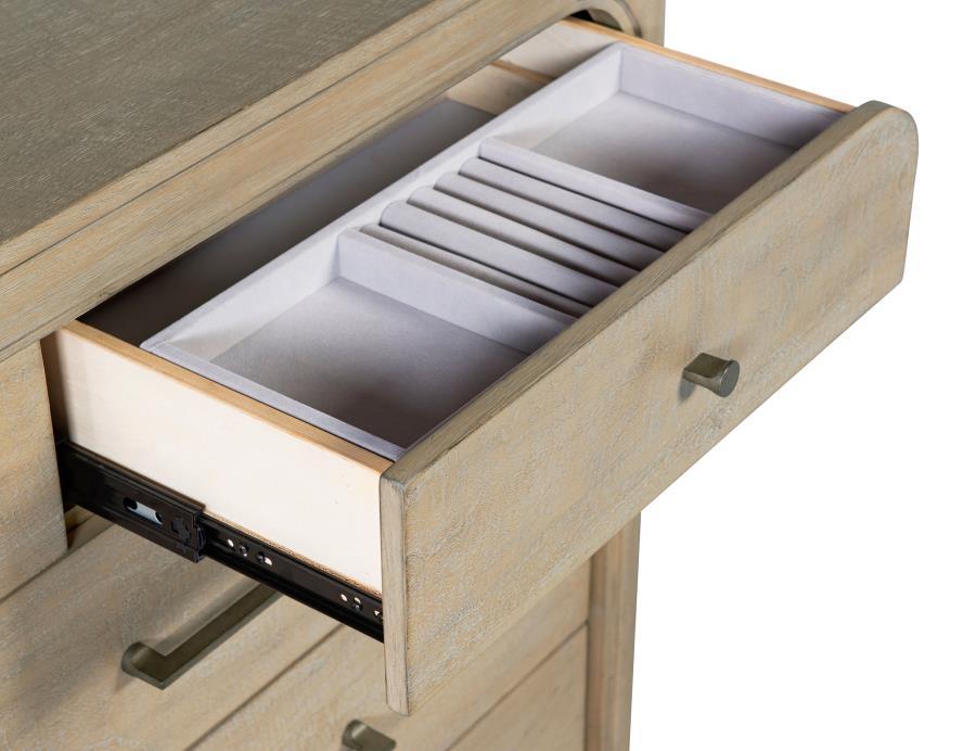 Solano - 9-Drawer Bedroom Dresser Cabinet - Weathered Mango