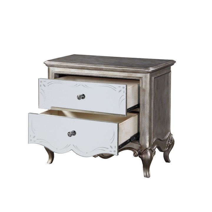 Esteban - 28" Nightstand - Antique Champagne