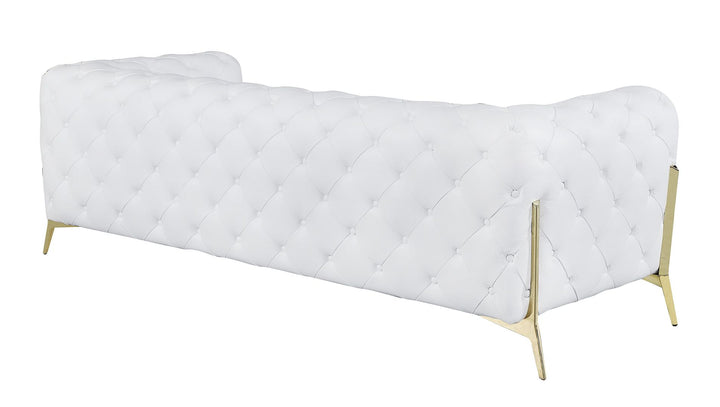 DivanItalia 970 Sofa in Top-Grain Italian Leather - White