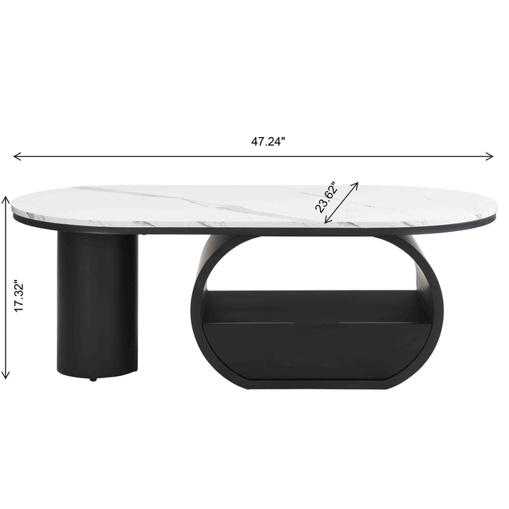 modern-oval-faux-marble-coffee-table-with-storage-drawer