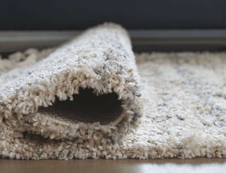 Abdalah - 5' x 7' Rug - Beige / Gray