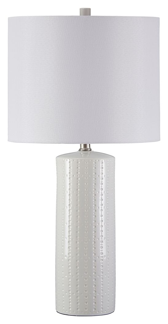 Steuben - Ceramic Table Lamp (Set of 2) - White