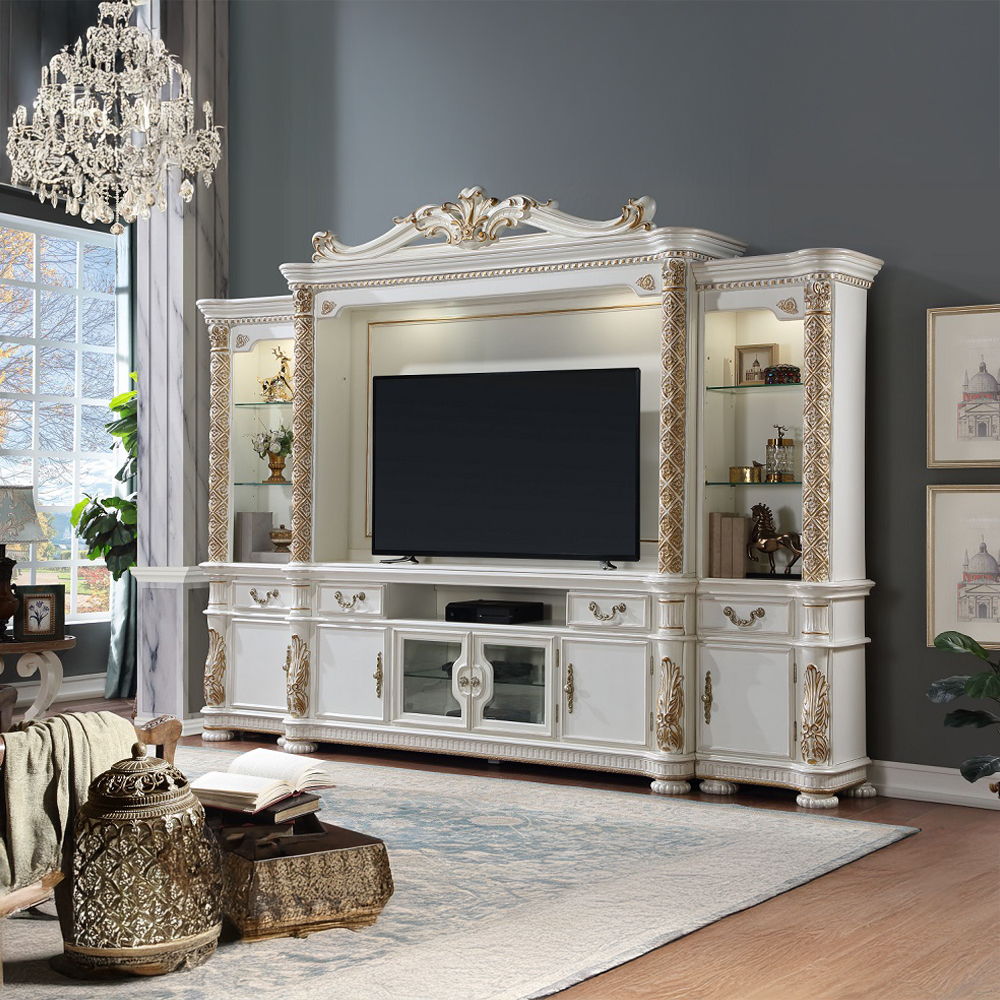 ACME Furniture Vendome II Entertainment Center Antique Pearl