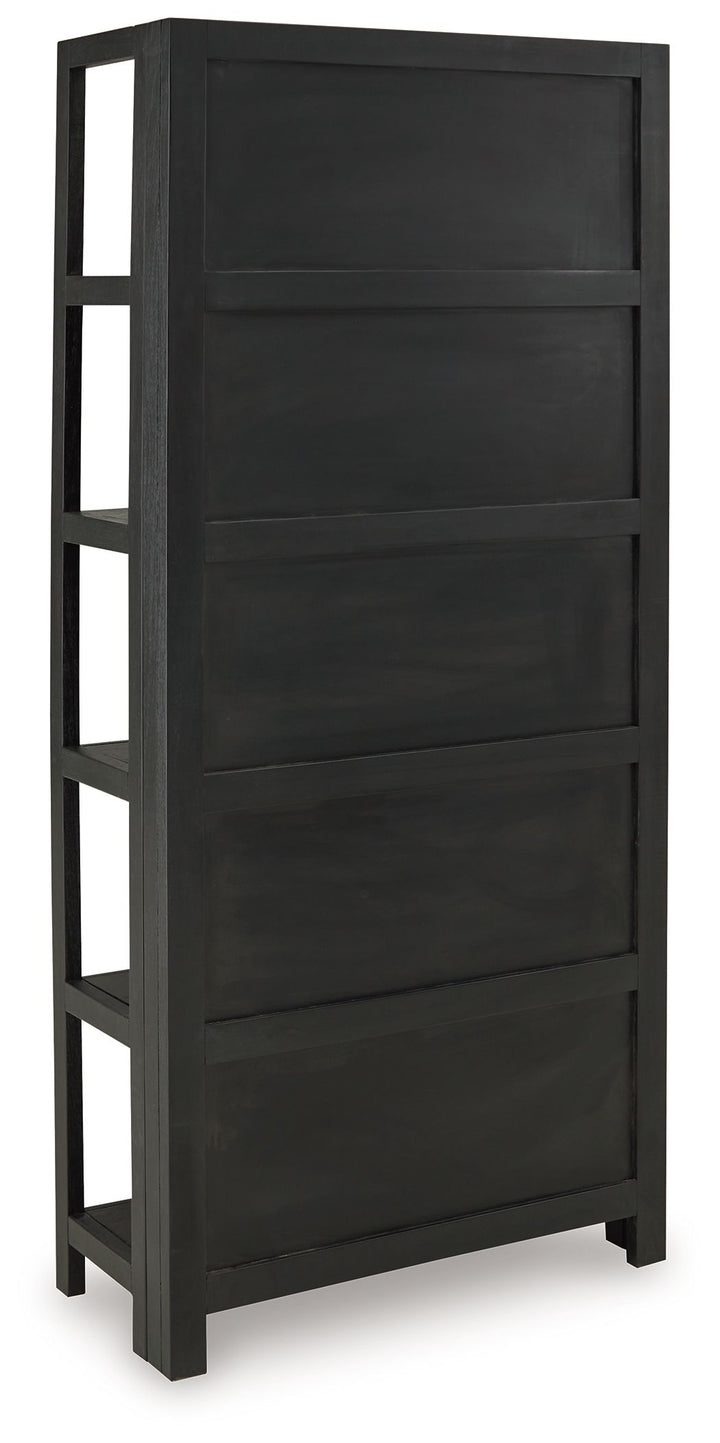 Abyard - Bookcase - Black / Natural