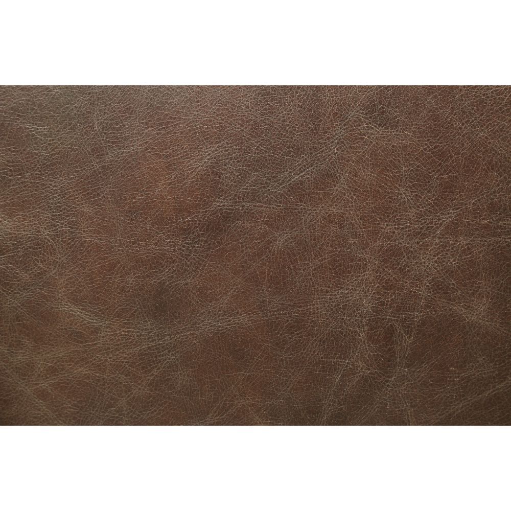 Emint - Accent Chair - Distress Chocolate Top Grain Leather