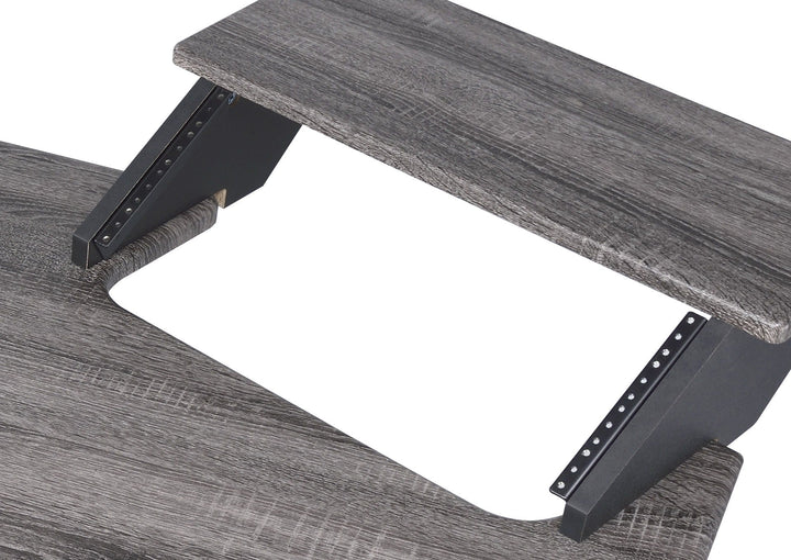 Eleazar - Music Recording Studio Desk Wood - Black Oak