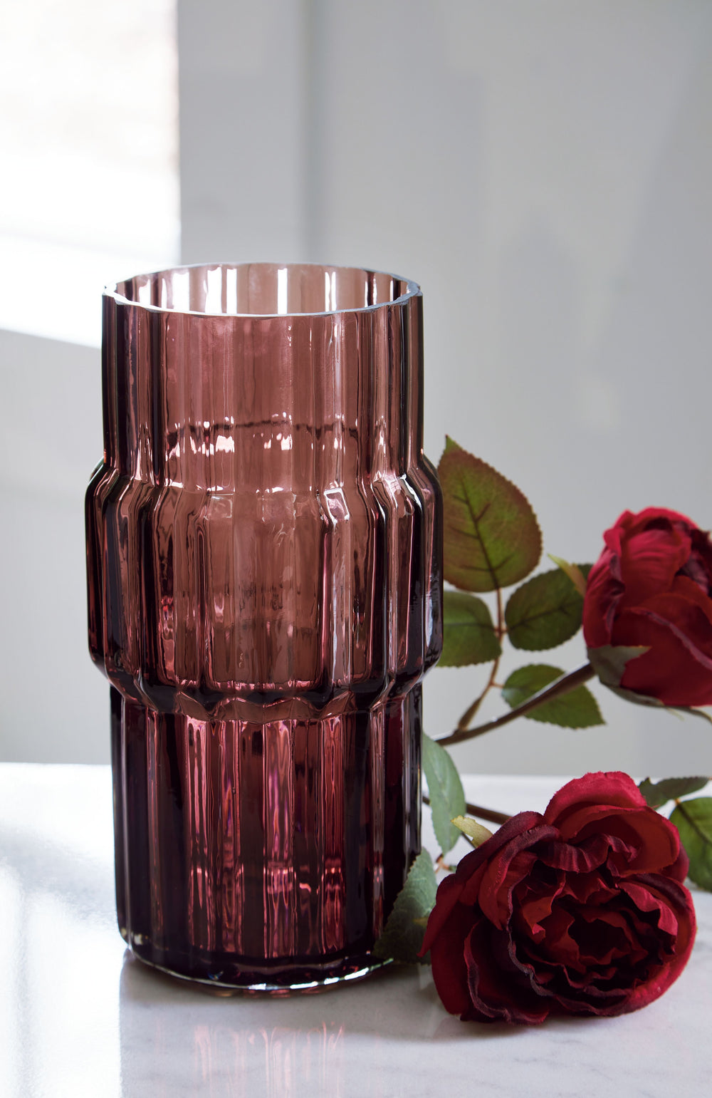 Dorlow - Vase - 9.25" - Mauve