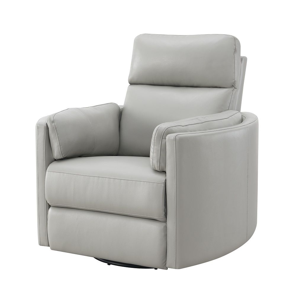 sagen-recliner-with-swivel-glider-gray-leather-aire