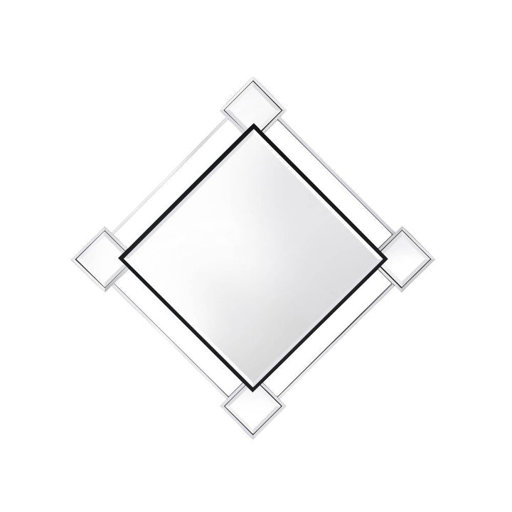 Asbury - Accent Mirror - Mirrored & Chrome