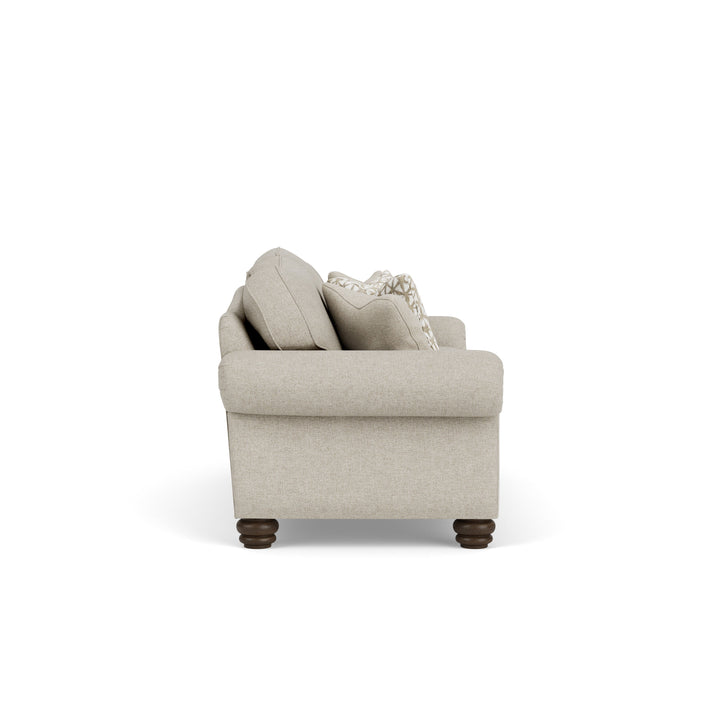 Flexsteel 8646-31 Bexley  Fabric Sofa  Beige