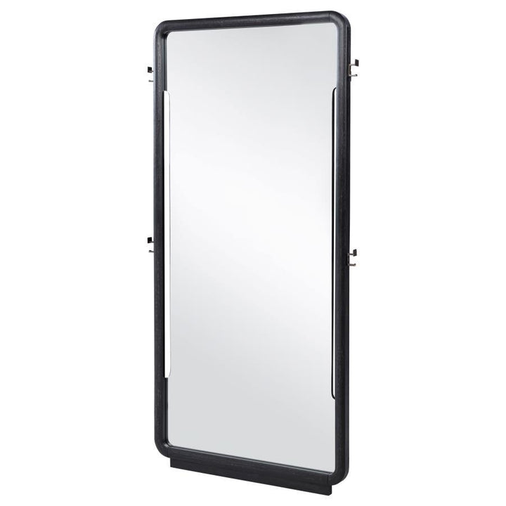 Leandro - 76" Full Length Floor Mirror - Burnished Black