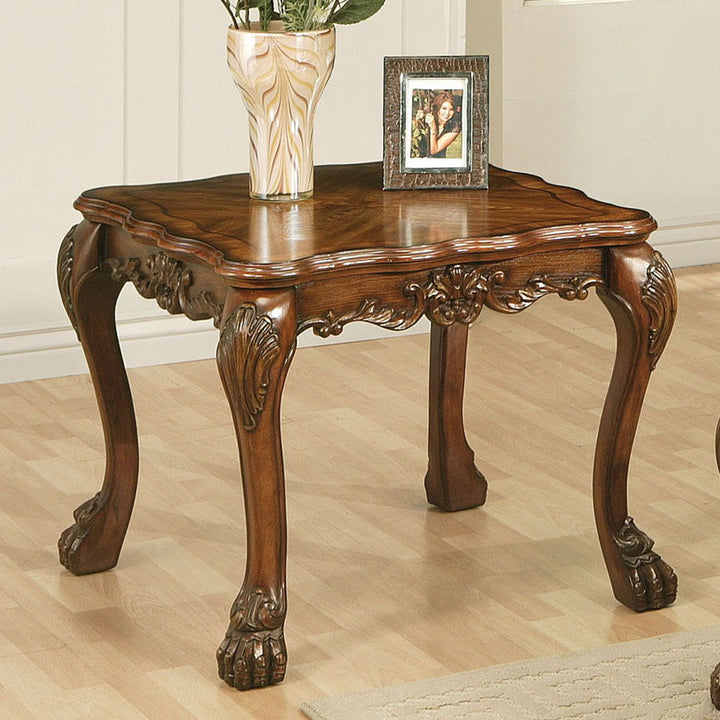 Dresden - 28" End Table - Cherry Oak