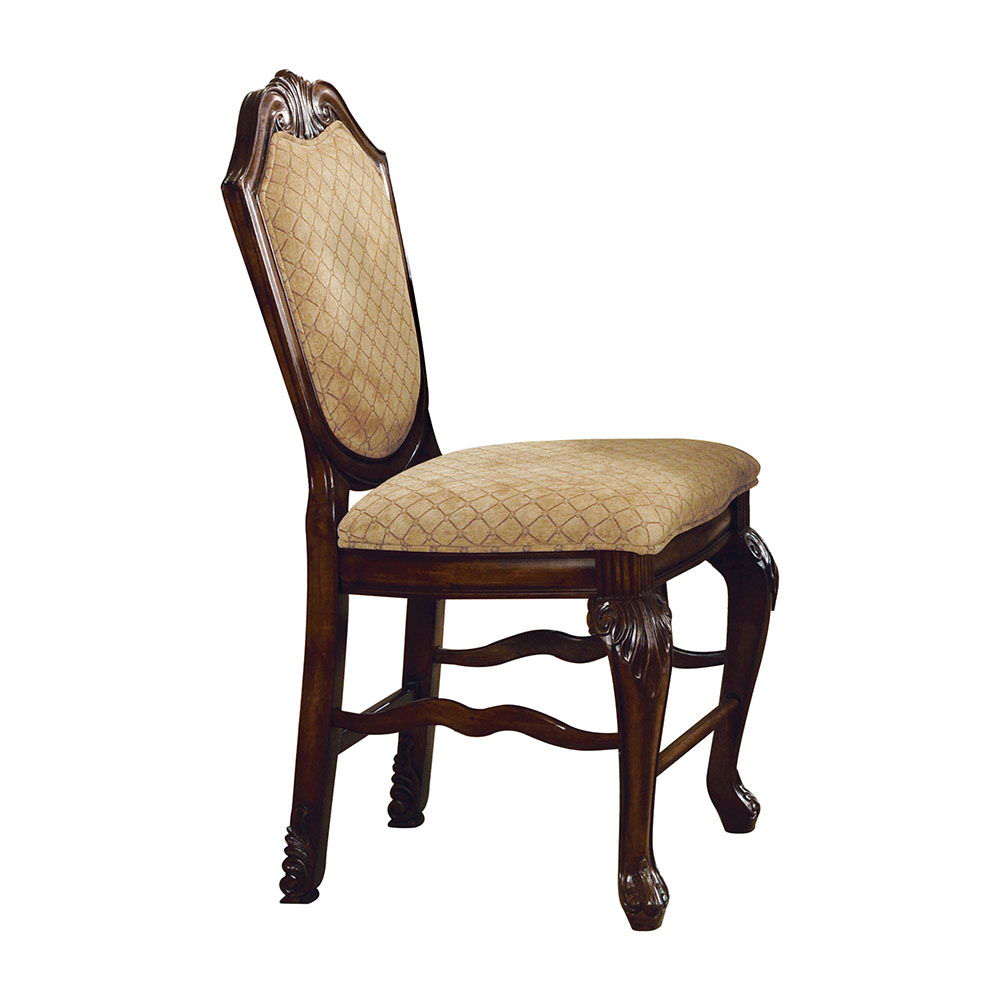 Chateau De Ville - Fabric Counter Height Chair Set of 2) - Espresso