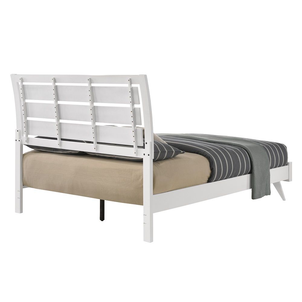 Cerys - Queen Bed - White