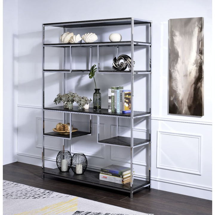 vonara-bookshelf-rustic-gray-oak-chrome