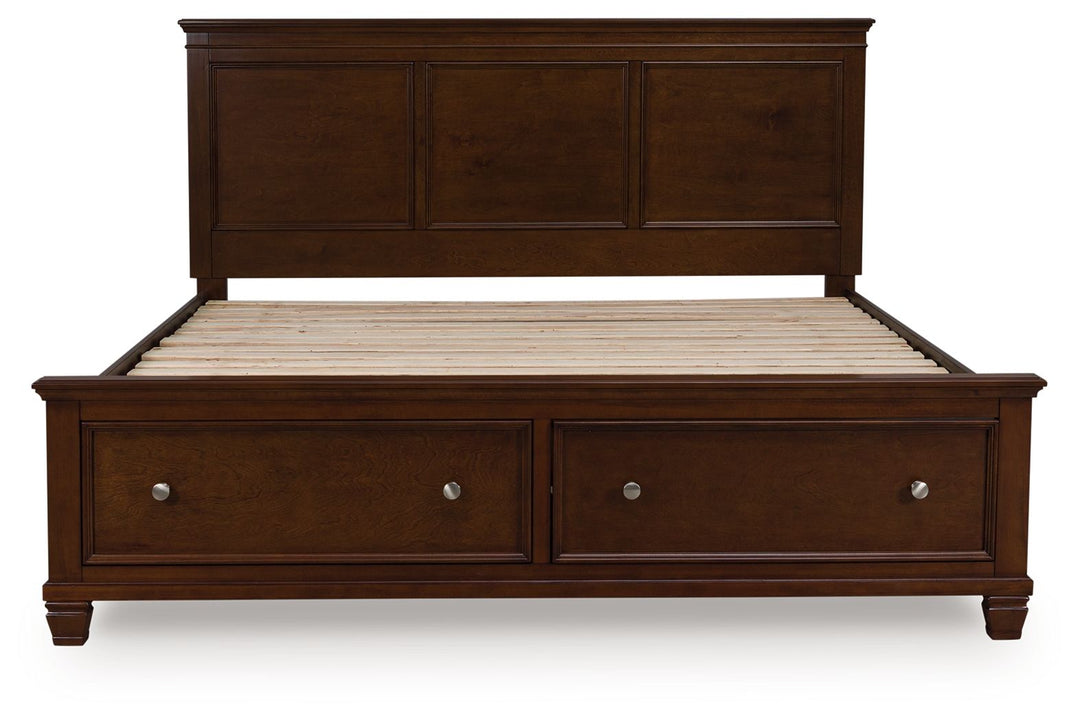Danabrin - California King Panel Storage Bed - Brown by Ashley Furniture product image