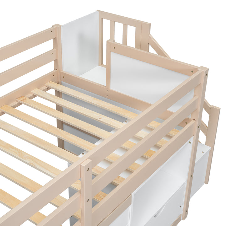 solid-wood-twin-size-low-loft-bed-with-stair-drawer-and-shelf-cream-white-color