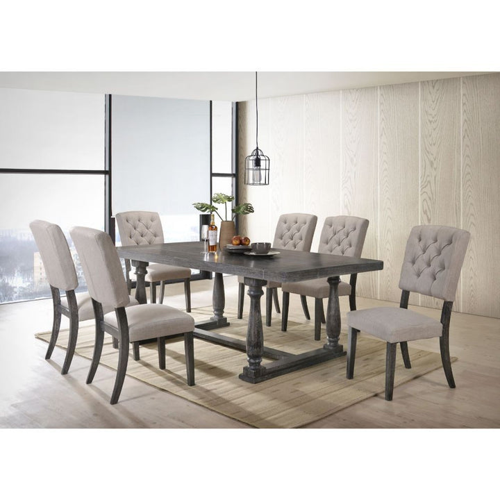 Bernard - Dining Table - Weathered Gray Oak