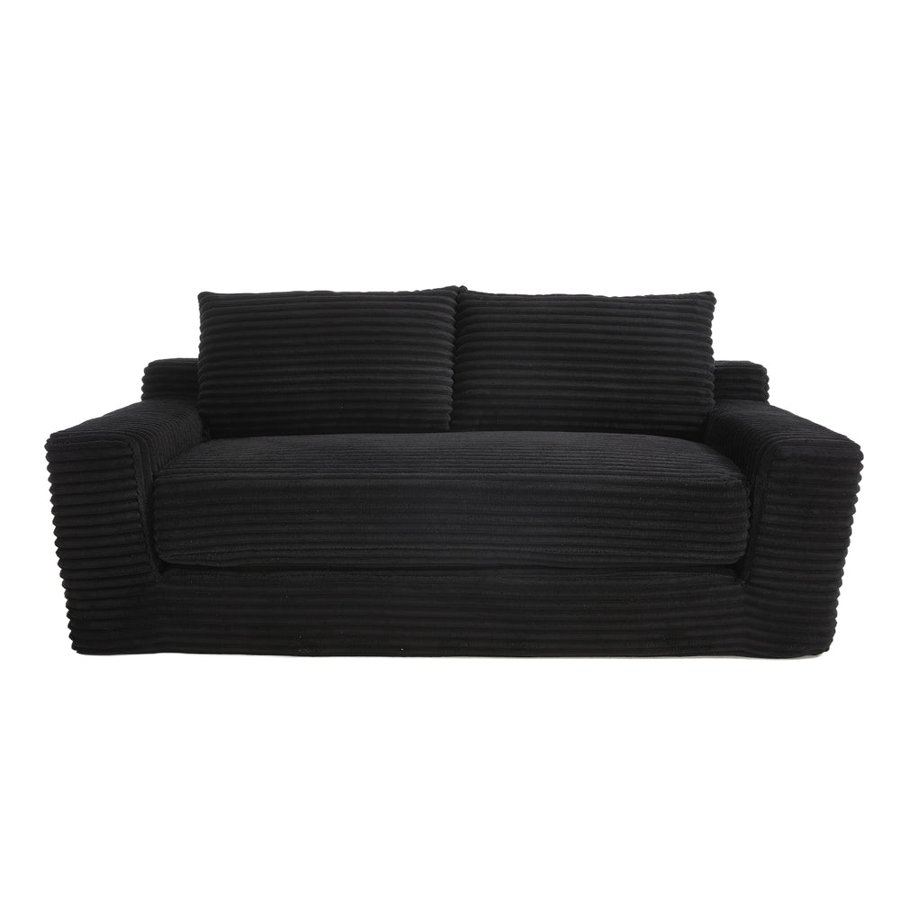 convertible-sofa-sleeper-with-memory-foam-steel-frame-corduroy-fabric