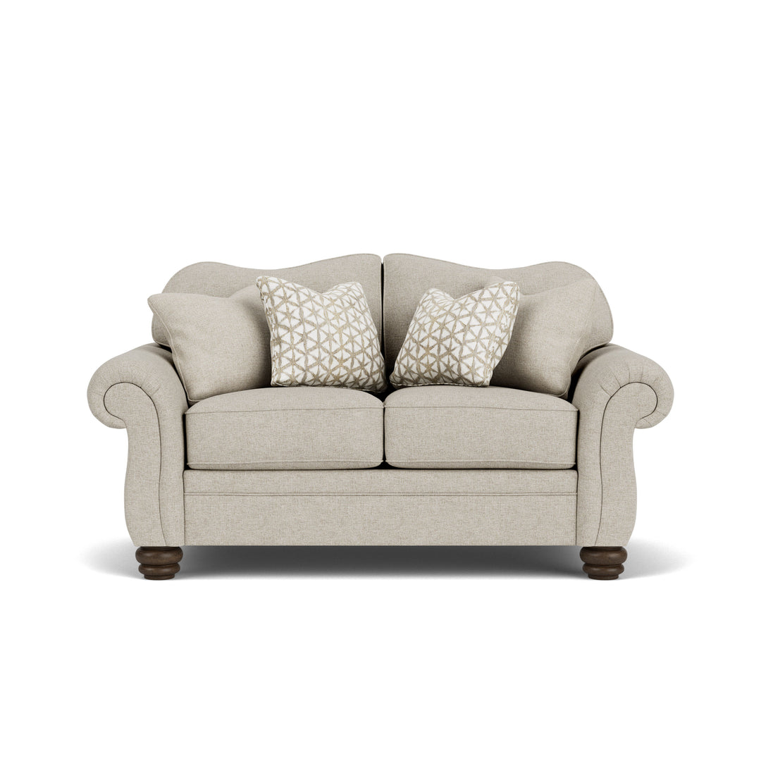 flexsteel-8646-20-bexley-fabric-loveseat-beige