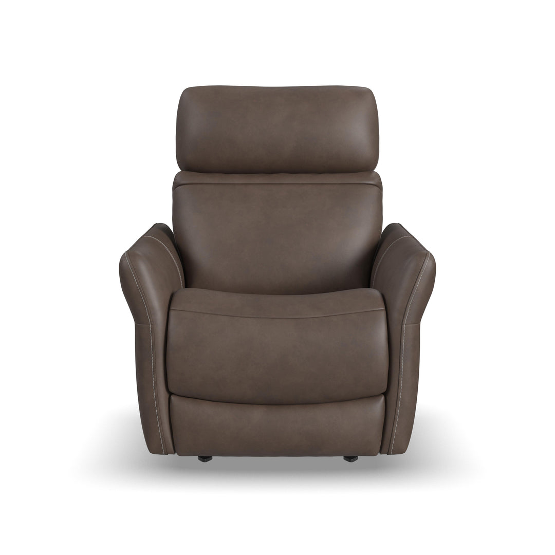 Flexsteel 1823-51P5-88672 Artemis  Power Rocking Recliner With Power Headrest, Lumbar, Heat & Massage  Cappuccino