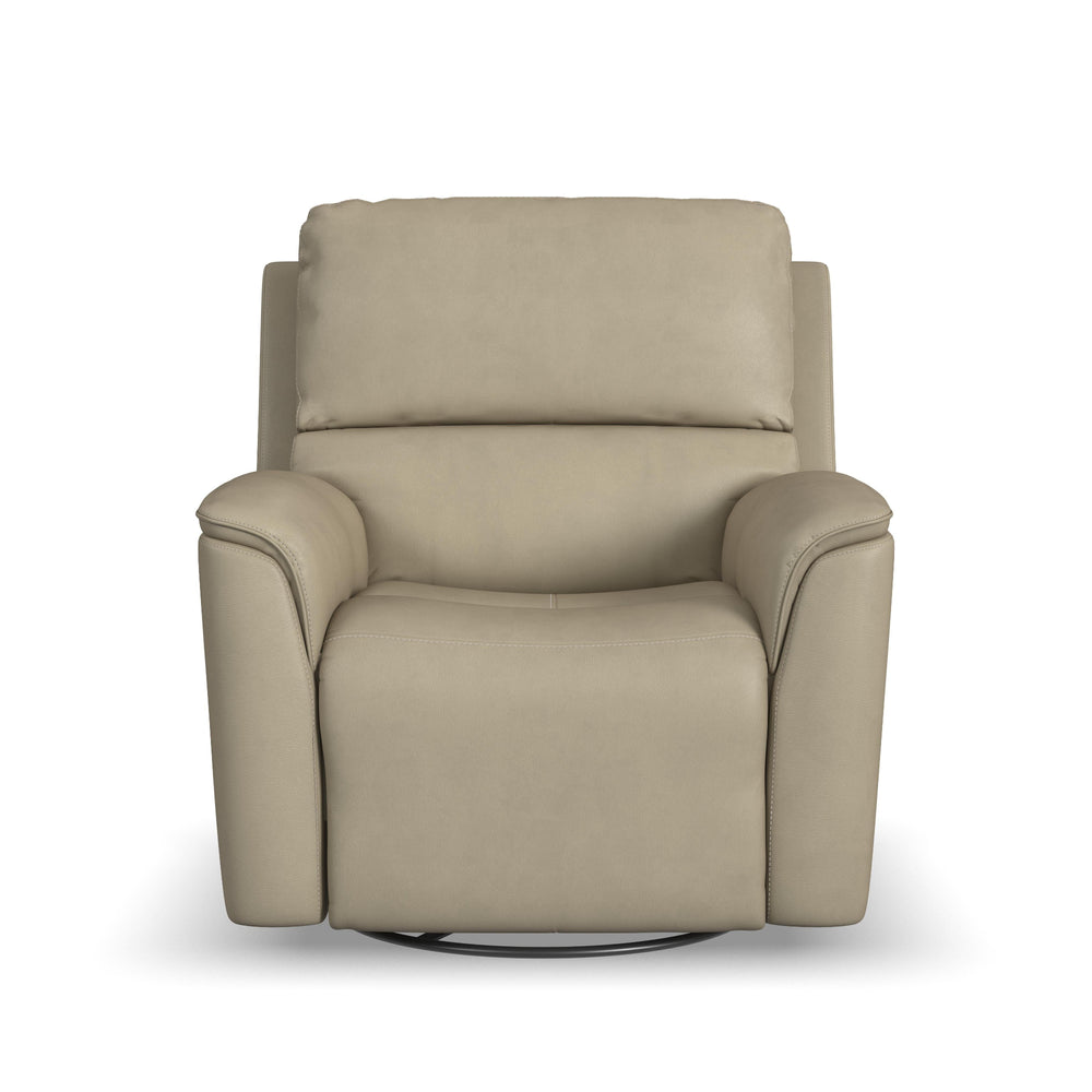 flexsteel-henry-power-swivel-glider-recliner-beige