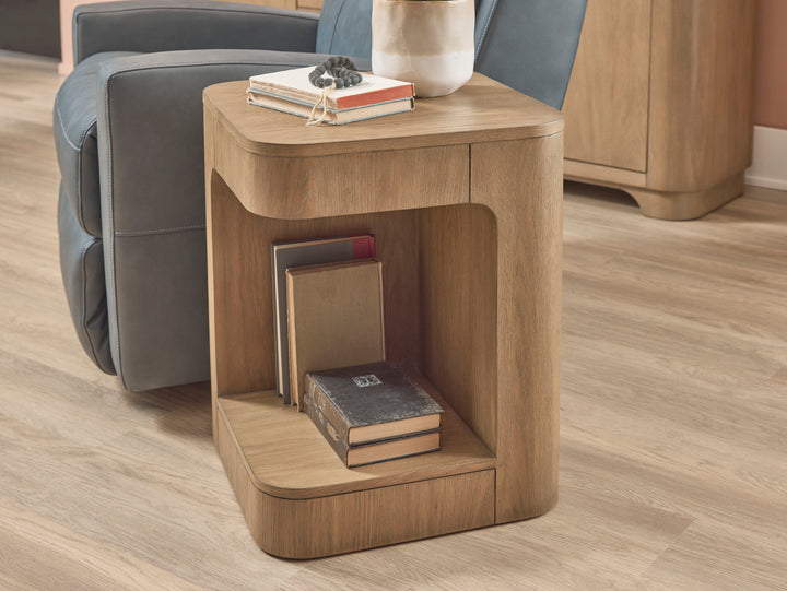 Normandy Chairside Table Light Brown