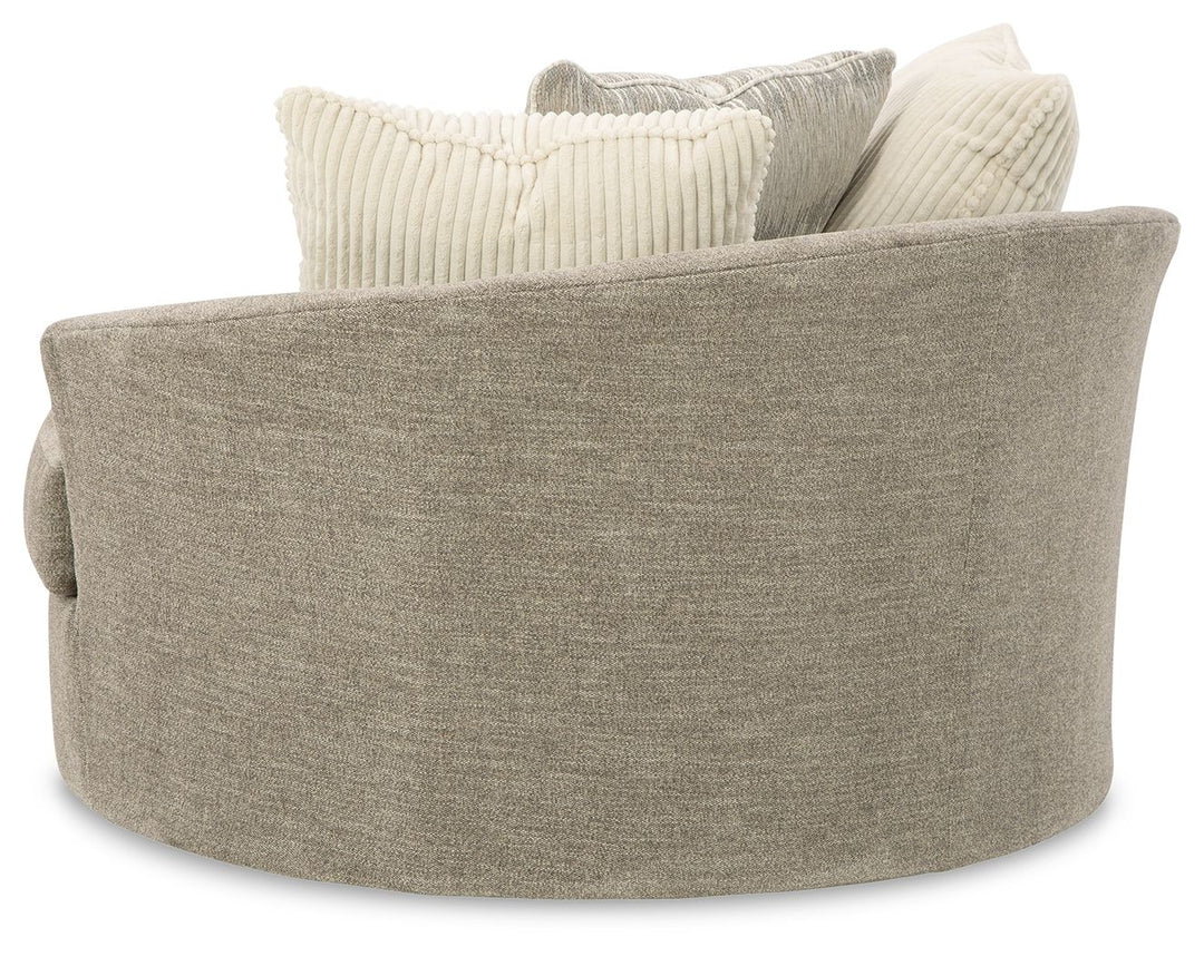 Creswell Oversized Swivel Accent Chair