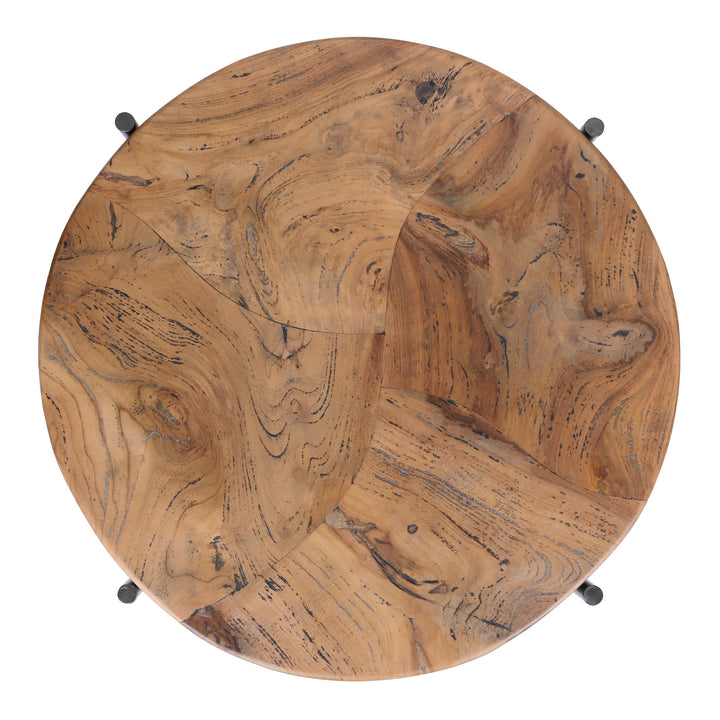 Bardo Reclaimed Teak Side/End Table - Natural - view 3