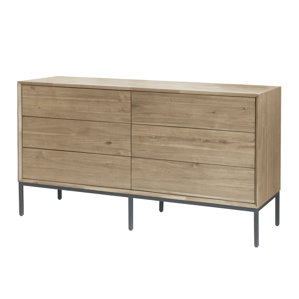 Hathaway Dresser 6 Drawers - Drifted Sand
