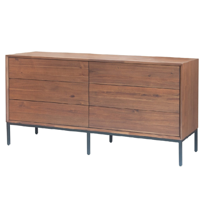 Hathaway Dresser 6 Drawers - Newton Brown