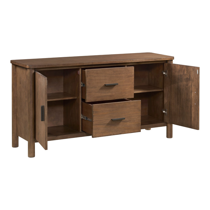 Bloomfield Sideboard 2 Drawers + 2 Doors - Dark Walnut - view 10