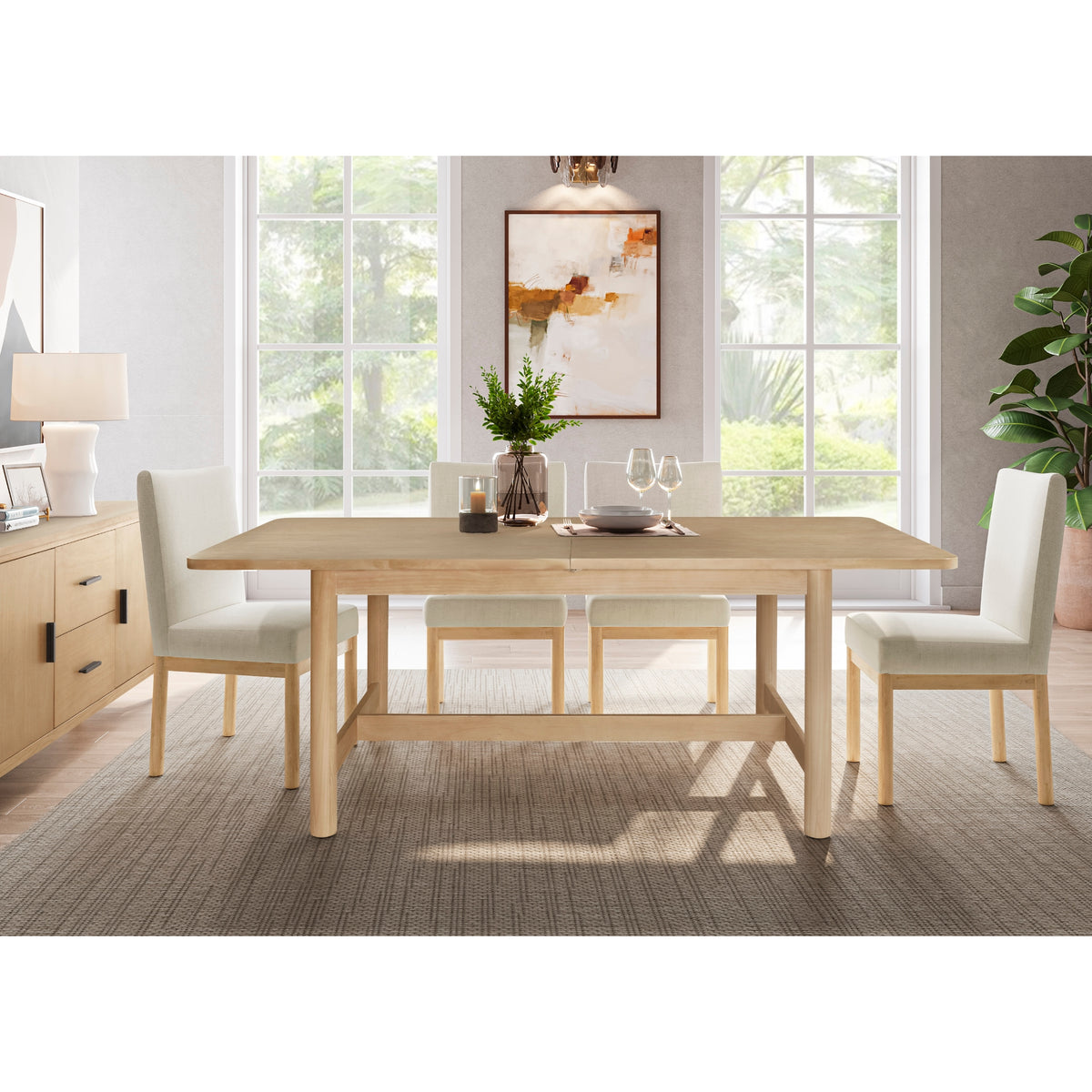 Bloomfield Butterfly Dining Table with 20" Extension - Natural Pine - view 2