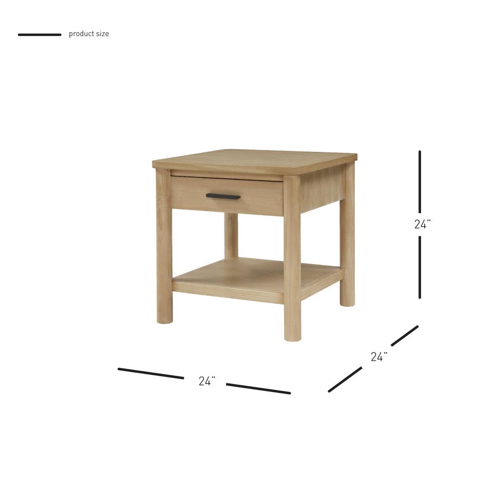 Bloomfield Nightstand/Side Table - Natural Pine - view 2