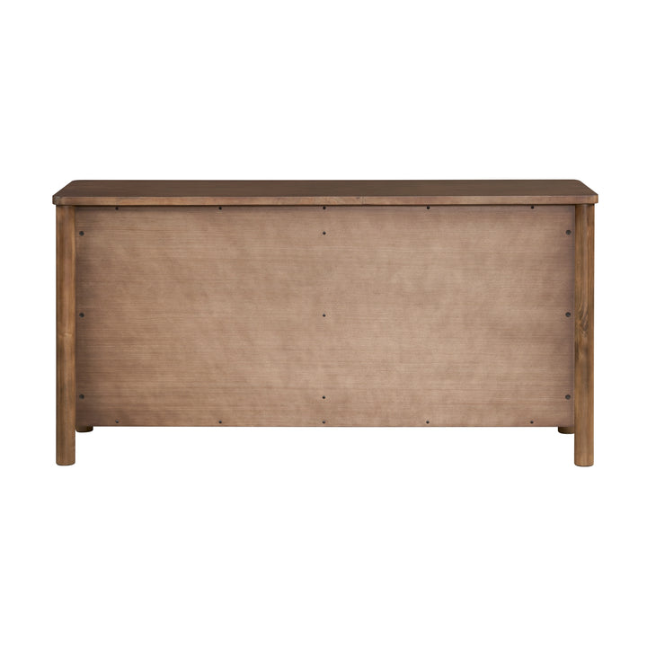 Bloomfield Dresser 6 Drawers - Dark Walnut - view 7