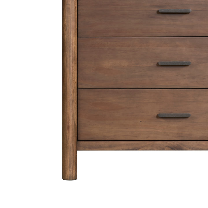 Bloomfield Dresser 6 Drawers - Dark Walnut - view 10