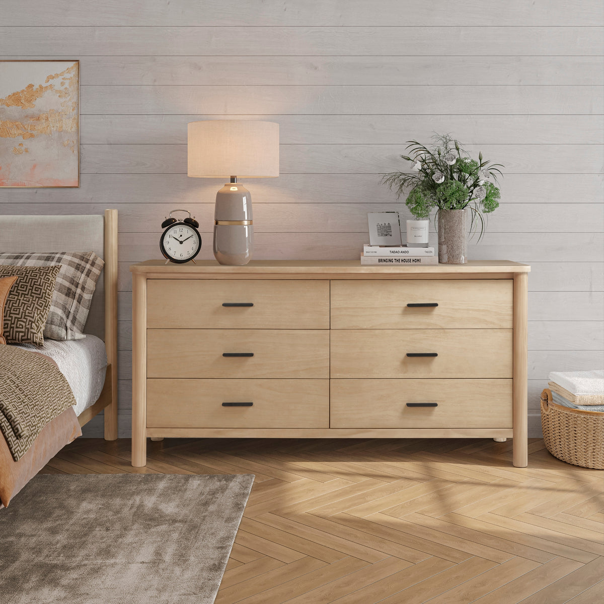 Bloomfield Dresser 6 Drawers - Natural Pine - view 2