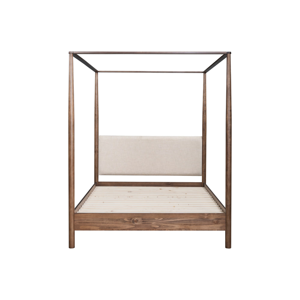 Bloomfield Queen Canopy Bed Set - Dark Walnut - view 4