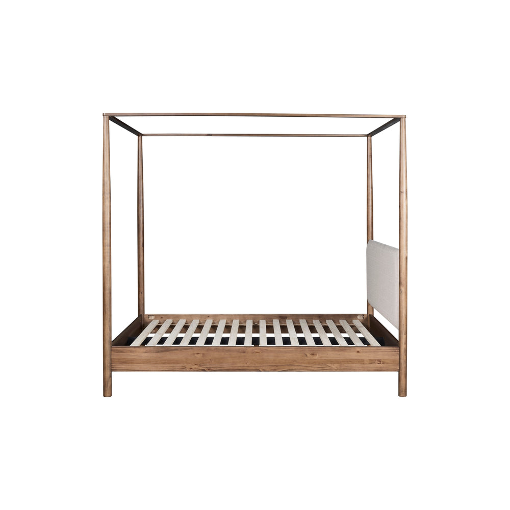 Bloomfield Queen Canopy Bed Set - Dark Walnut - view 5