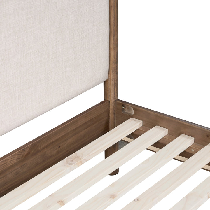 Bloomfield Queen Canopy Bed Set - Dark Walnut - view 9