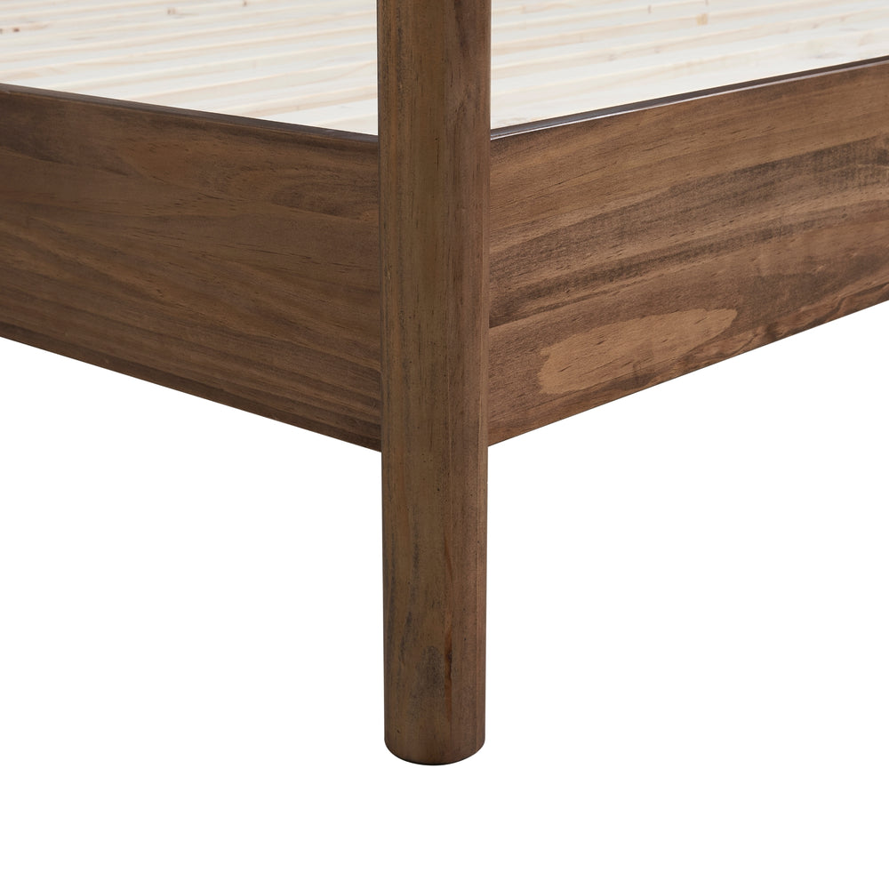 Bloomfield Queen Canopy Bed Set - Dark Walnut - view 13