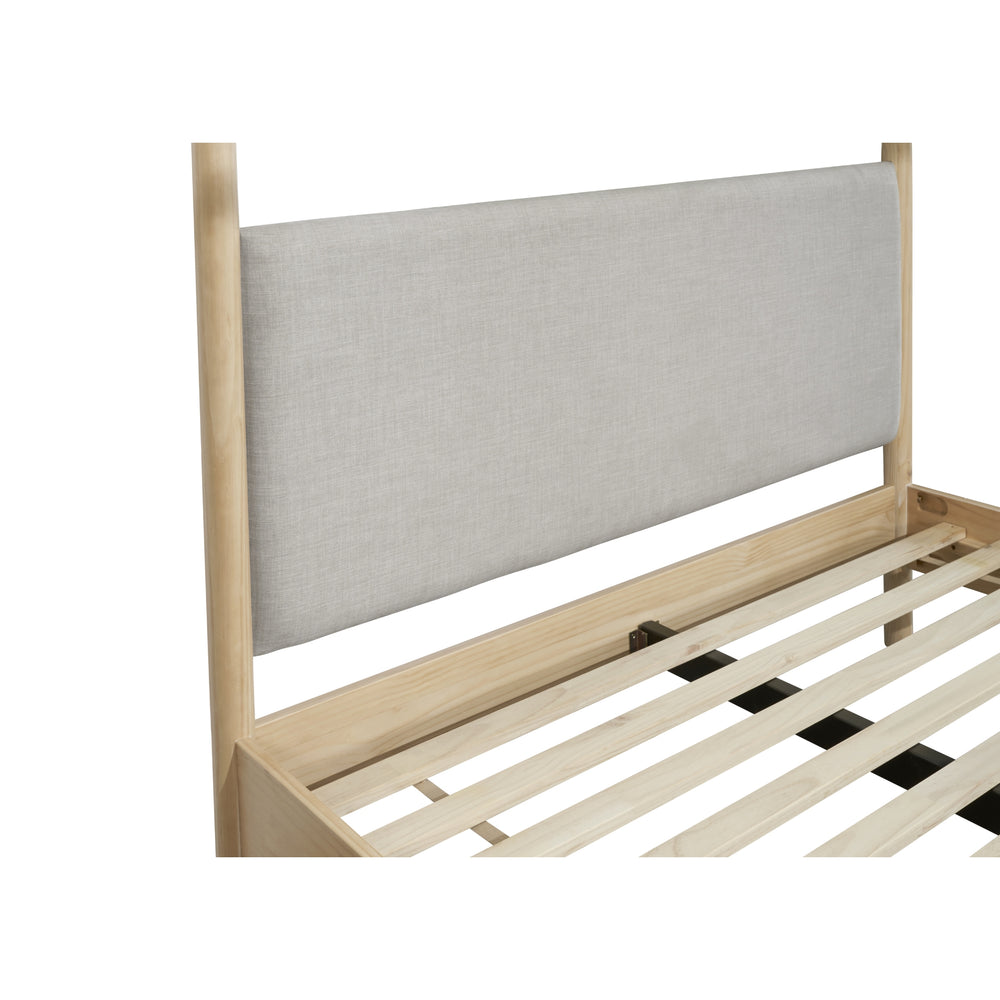 Bloomfield Queen Canopy Bed Set - Natural Pine - view 8