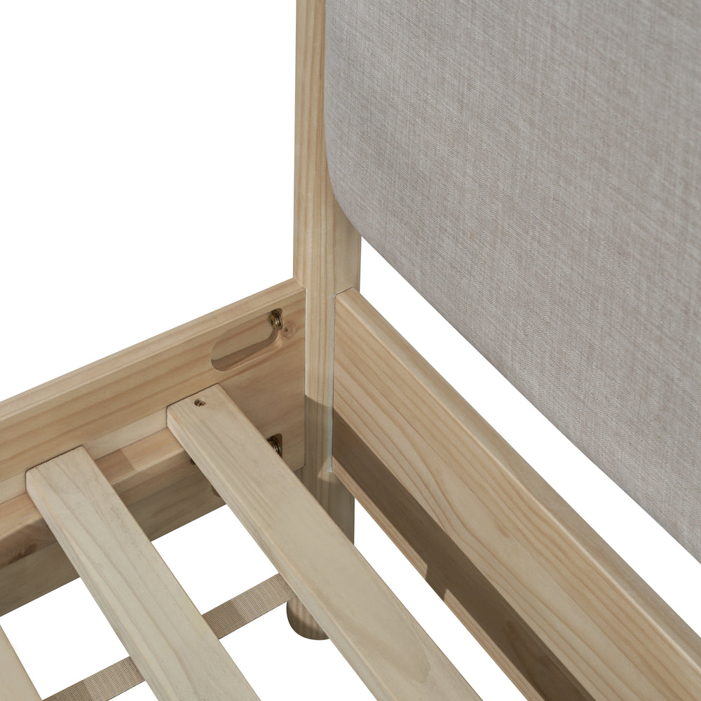 Bloomfield Queen Canopy Bed Set - Natural Pine - view 9