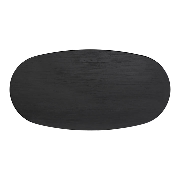 Aniston 92" Oval Dining Table - Black - view 6