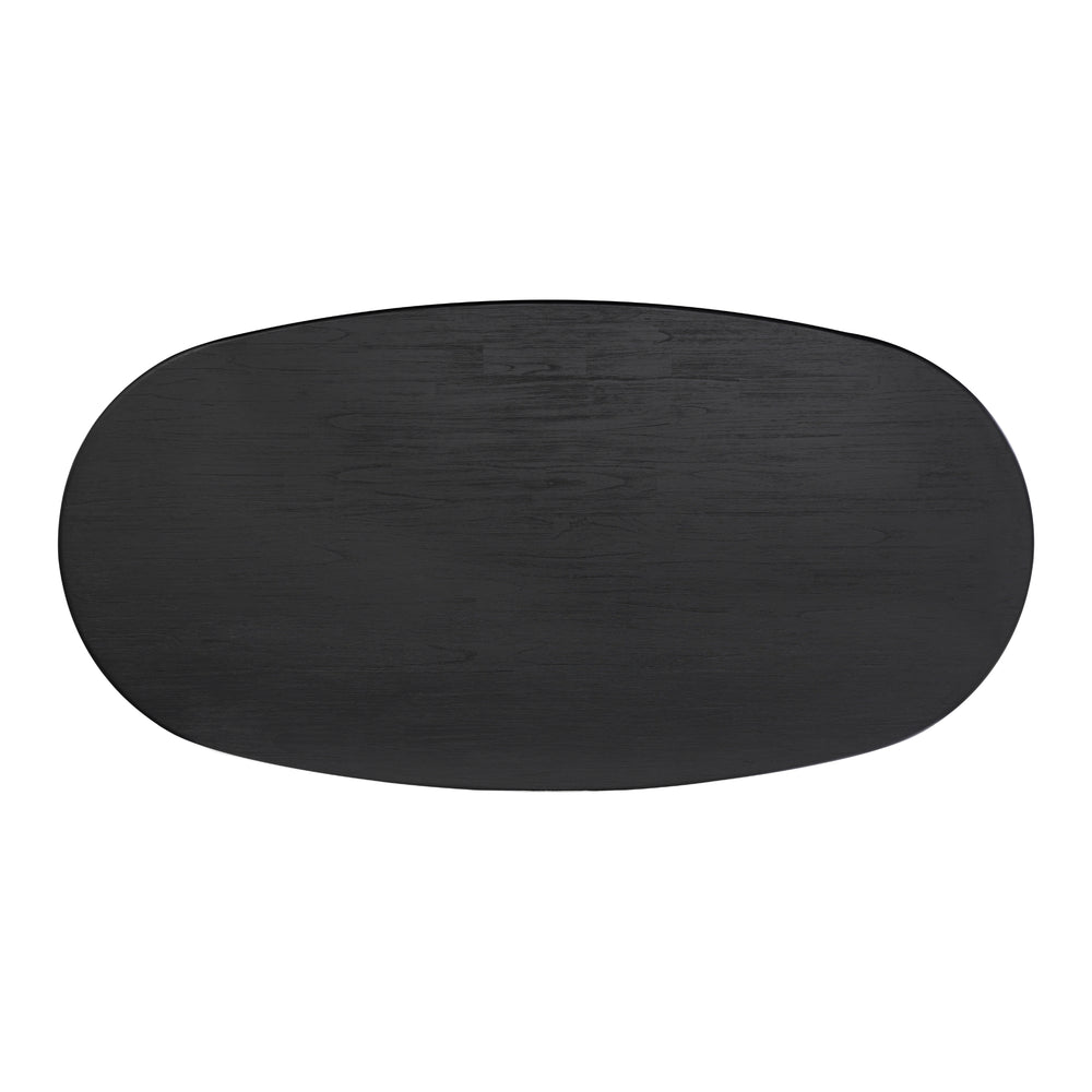 Aniston 92" Oval Dining Table - Black - view 6