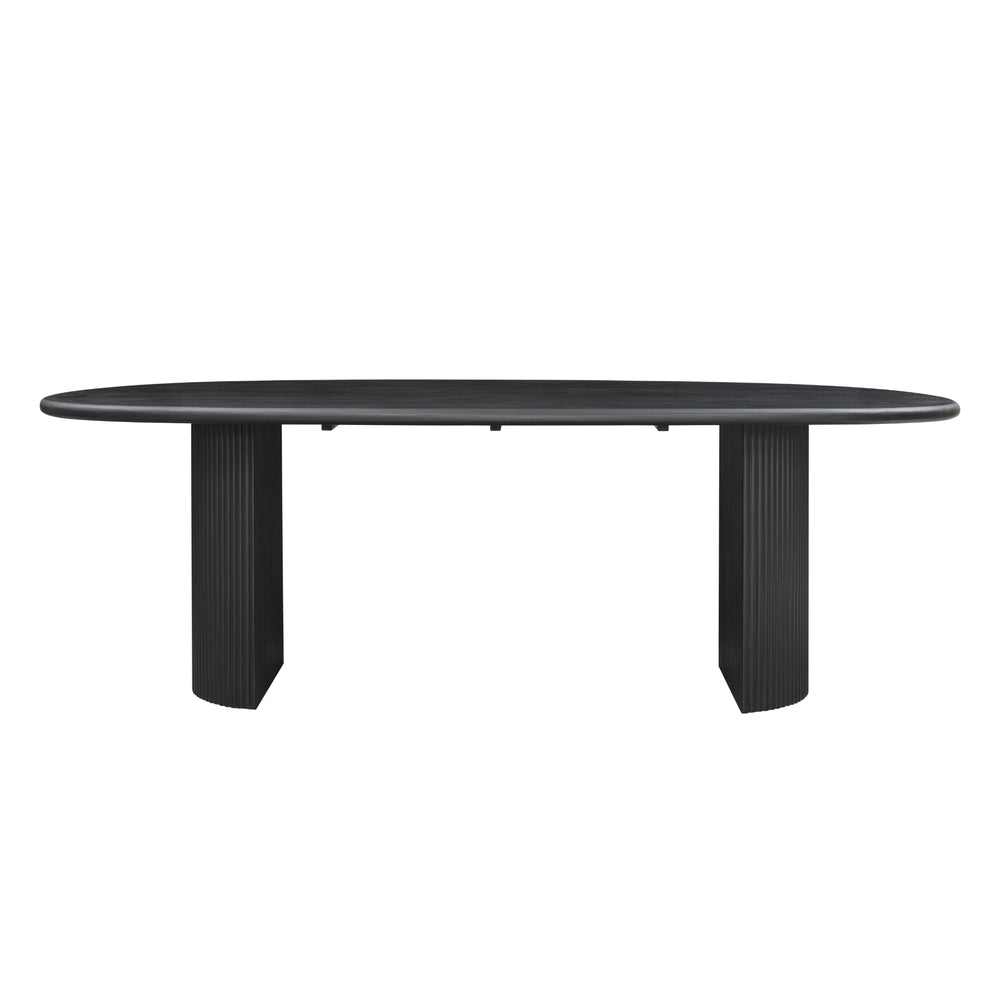 Aniston 92" Oval Dining Table - Black - view 4