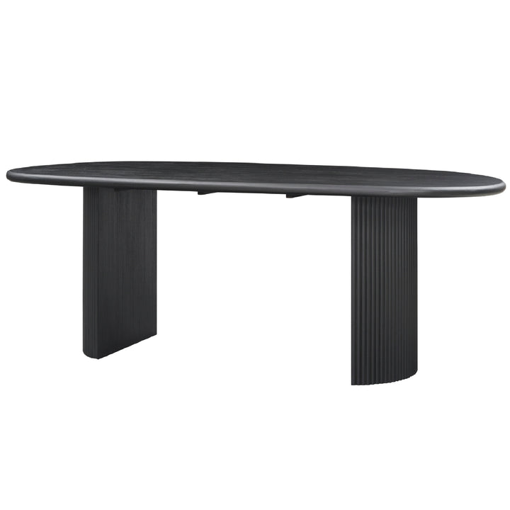 Aniston 92" Oval Dining Table - Black
