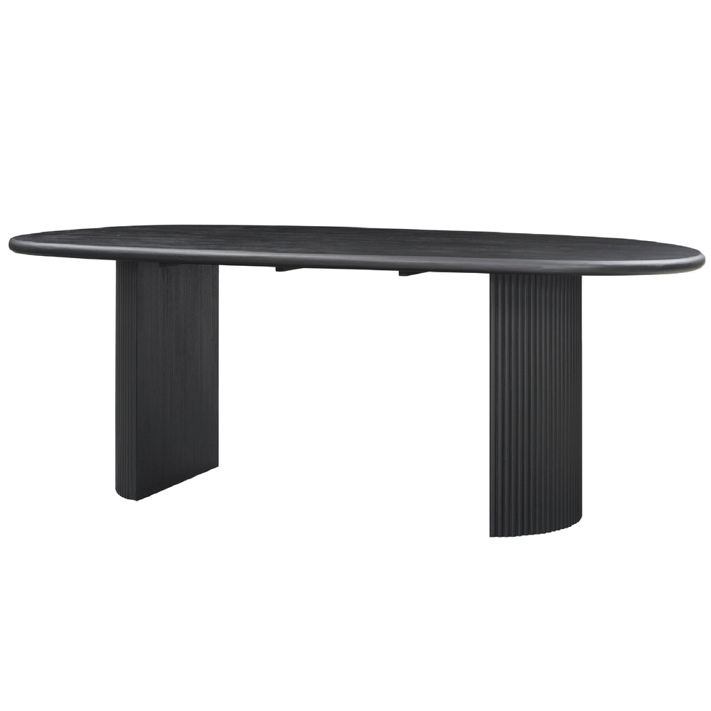 Aniston 92" Oval Dining Table - Black