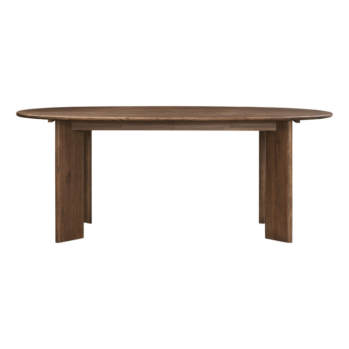 Drego 79" Oval Dining Table - Dark Walnut - view 4